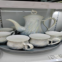 Tea mug set grey (20701-4-G)