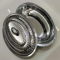 ss tray with cover 55cm (2666-6-50cm)
