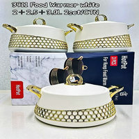 3PCS ONE SET 白色(2.0L+2.5L+3.0L) (3911-W)